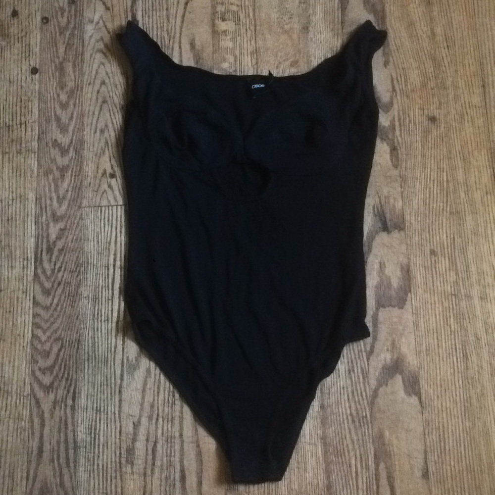 ASOS Black Keyhole Bodysuit Size 4